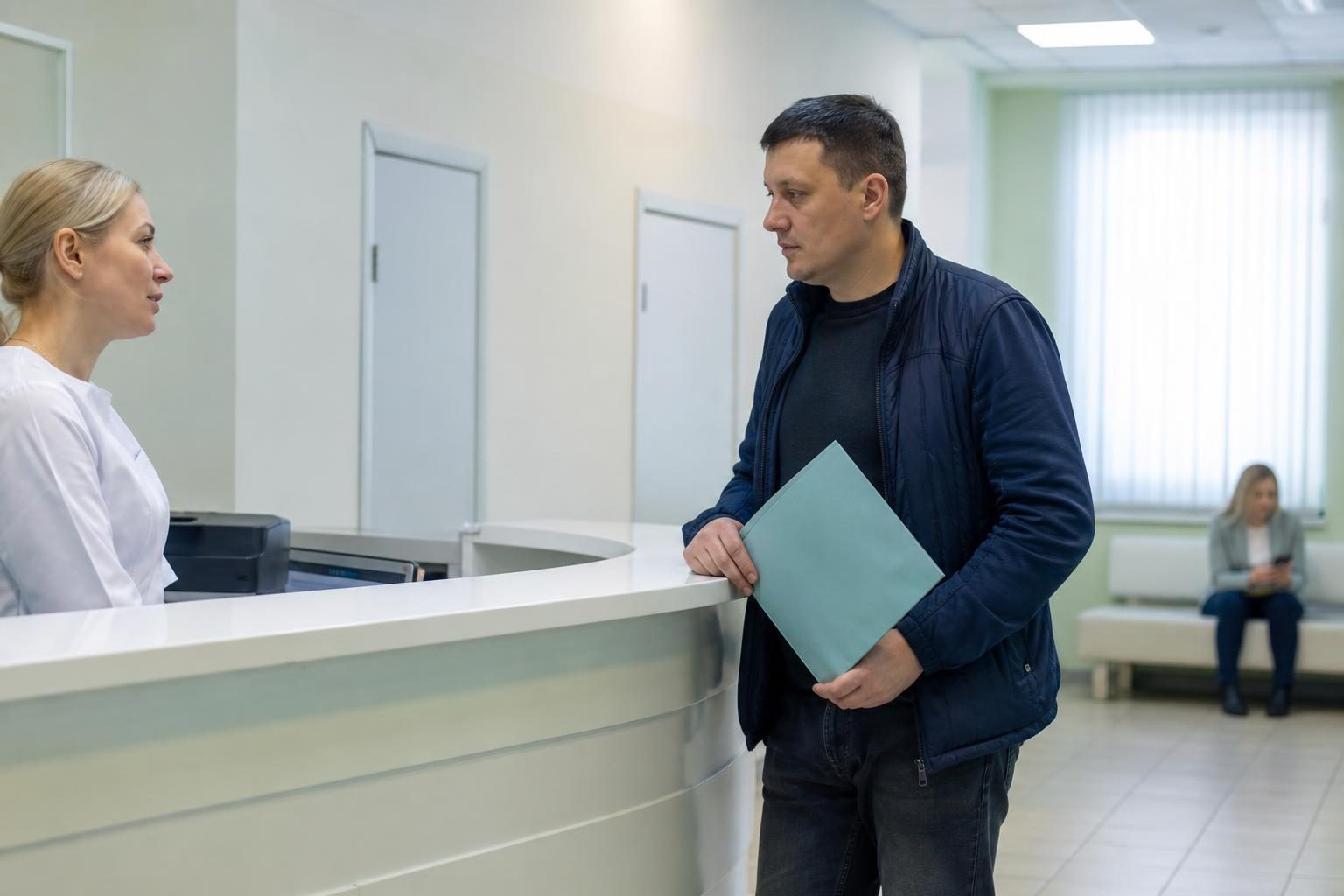 Не пройдено медосвидетельствование для возврата